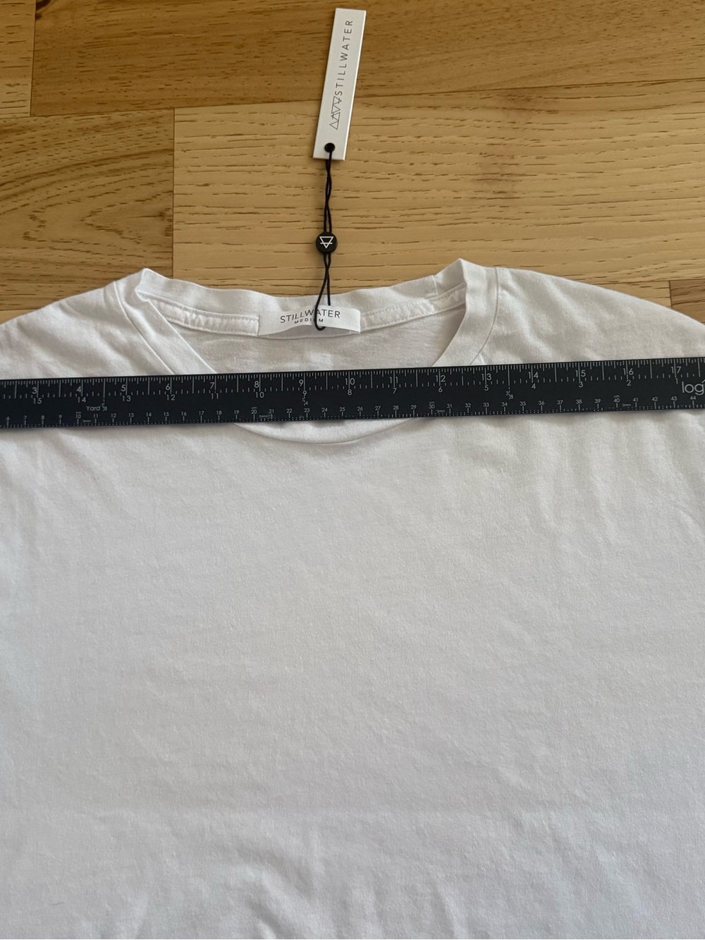 Stillwater BOYFRIEND CROP TEE White Size Medium - Picture 9 of 10